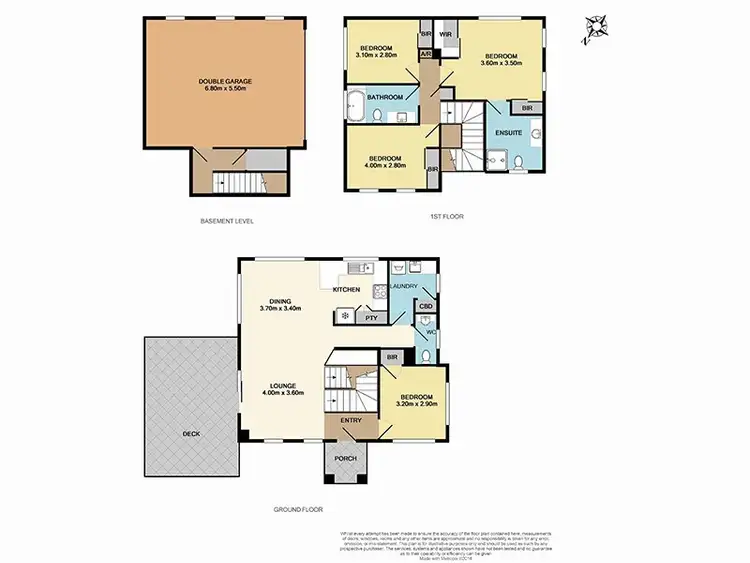 Floorplan of Homely townhouse listing, 1/14 McNabb Street, Berwick VIC 3806