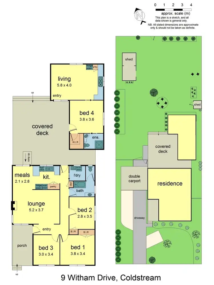 Floorplan of Homely house listing, 9 Witham Drive, Coldstream VIC 3770