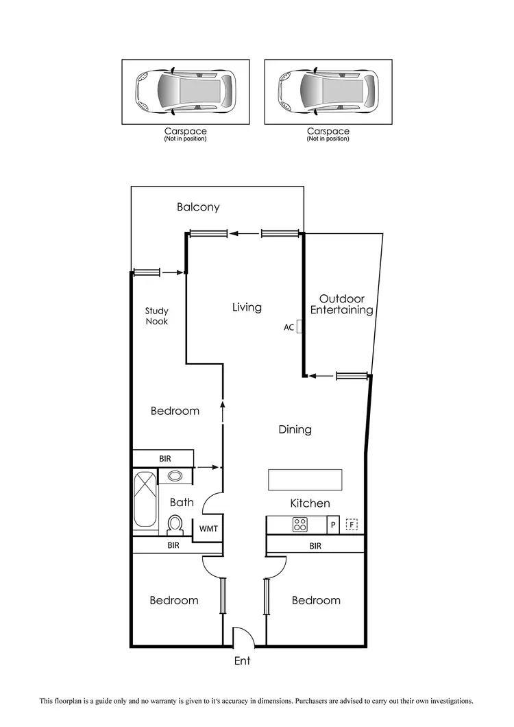Floorplan of Homely apartment listing, 511/95-101 Nott Street, Port Melbourne VIC 3207