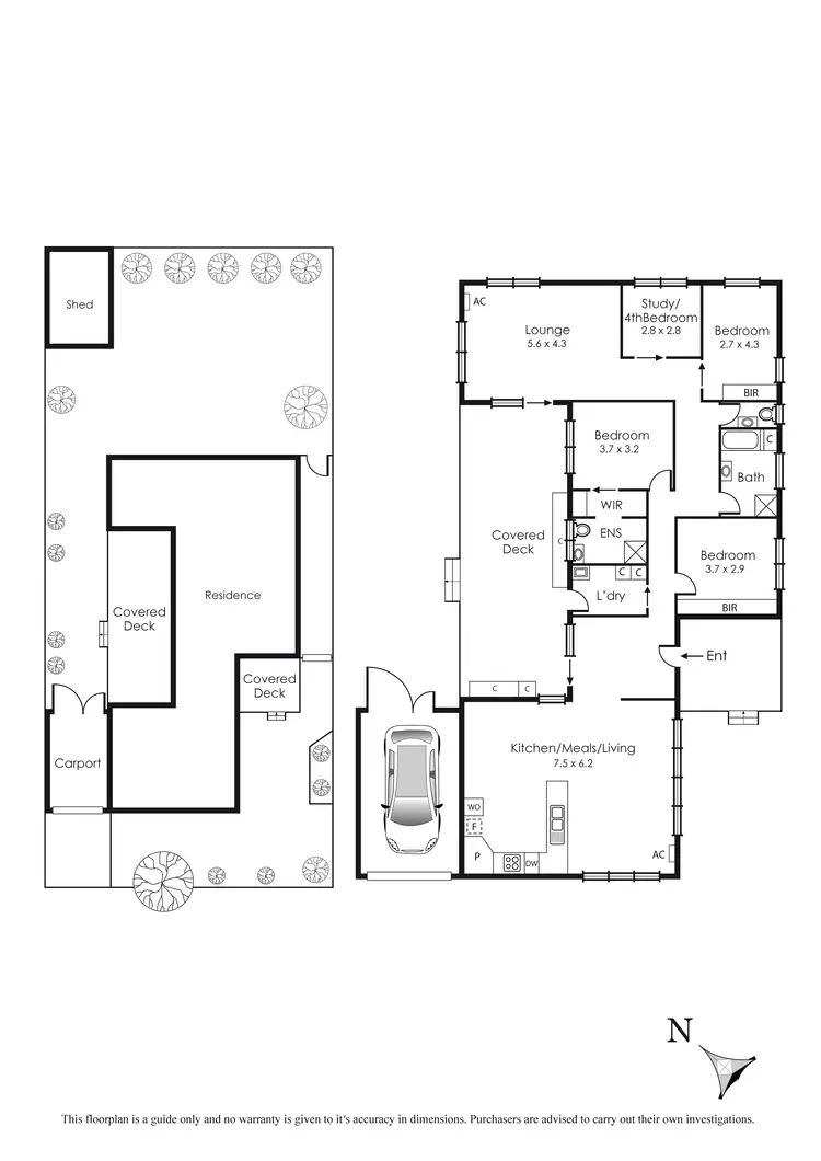 Floorplan of Homely house listing, 1 Randall Avenue, Edithvale VIC 3196