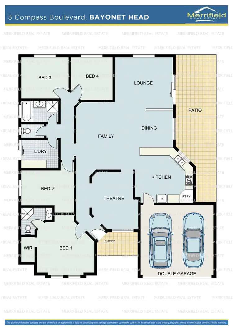 Floorplan of Homely house listing, 3 Compass Boulevard, Bayonet Head WA 6330