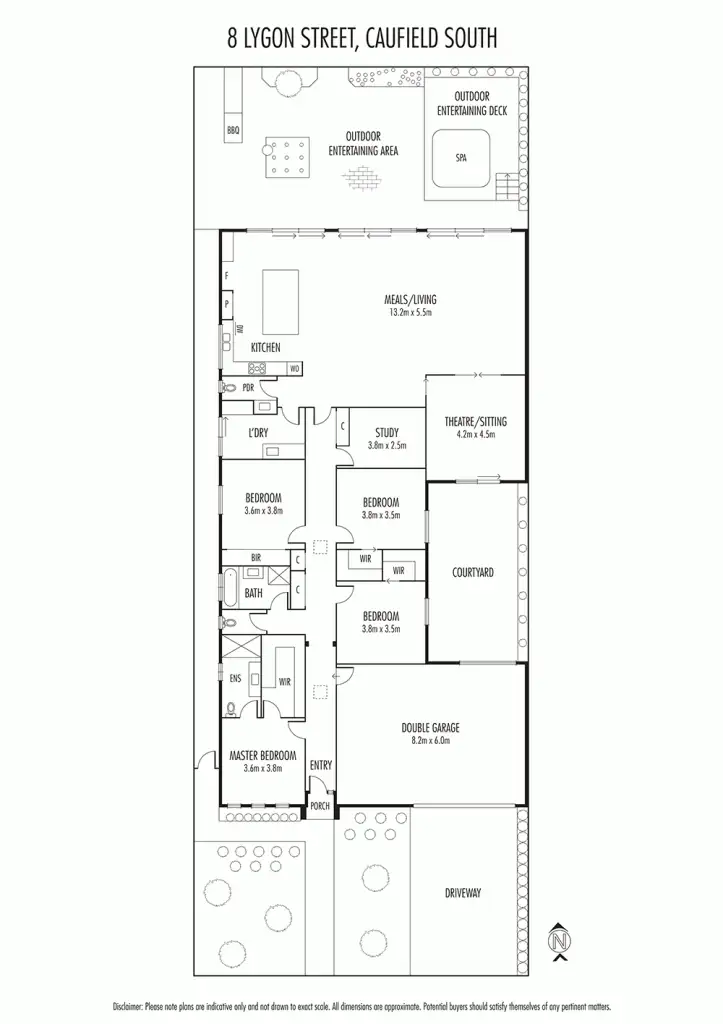 Floorplan of Homely house listing, 8 Lygon Street, Caulfield South VIC 3162