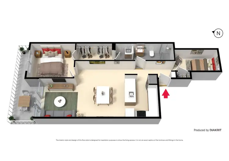 Floorplan of Homely apartment listing, 307/8 Berkeley Street, Doncaster VIC 3108