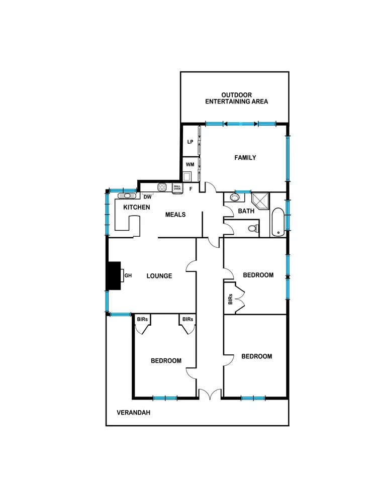 Floorplan of Homely house listing, 512 Skipton Street, Redan VIC 3350