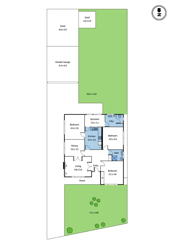 Floorplan of Homely house listing, 29 Marsh street, Maidstone VIC 3012