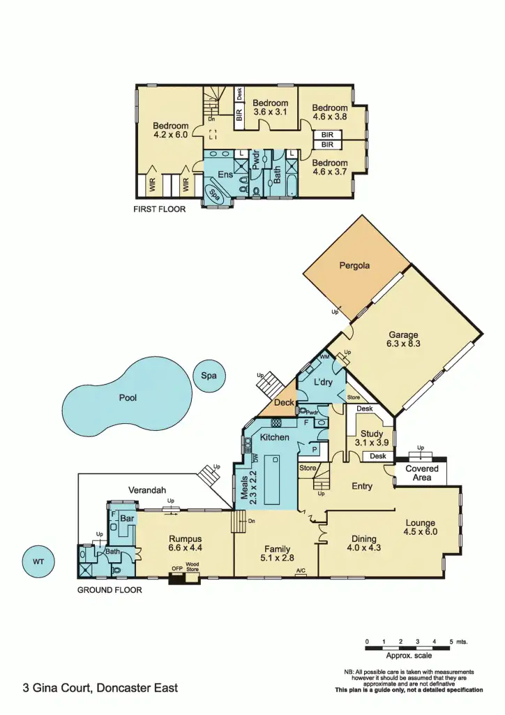 Floorplan of Homely house listing, 3 Gina Court, Doncaster East VIC 3109