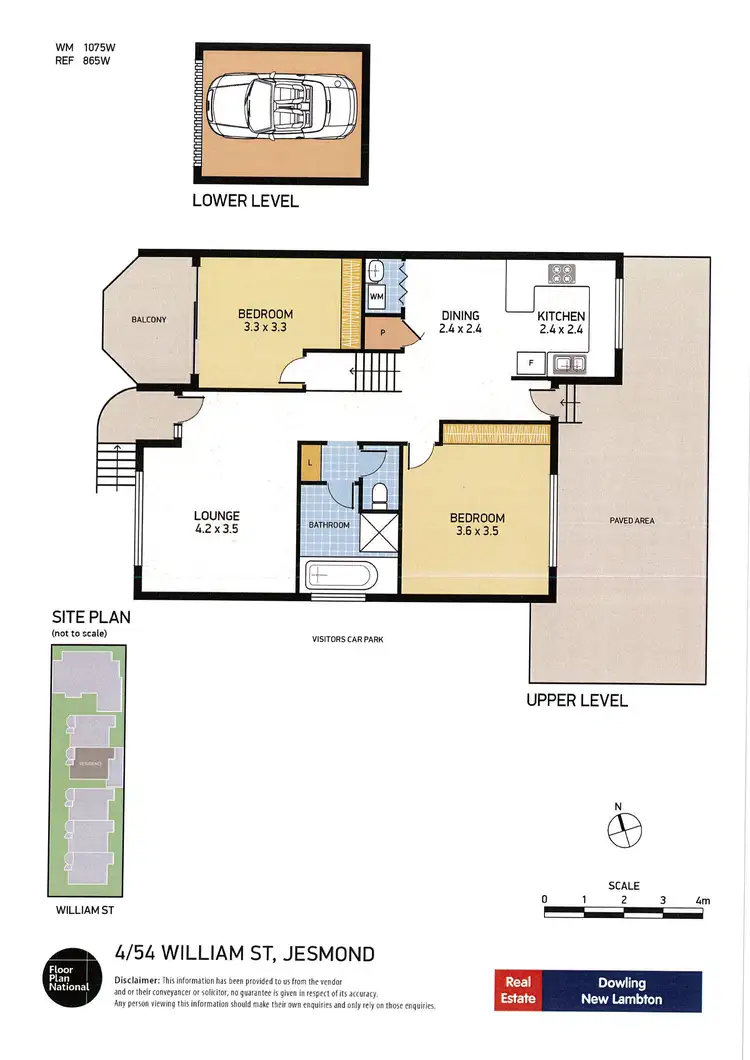 Floorplan of Homely house listing, 4/54 William Street, Jesmond NSW 2299