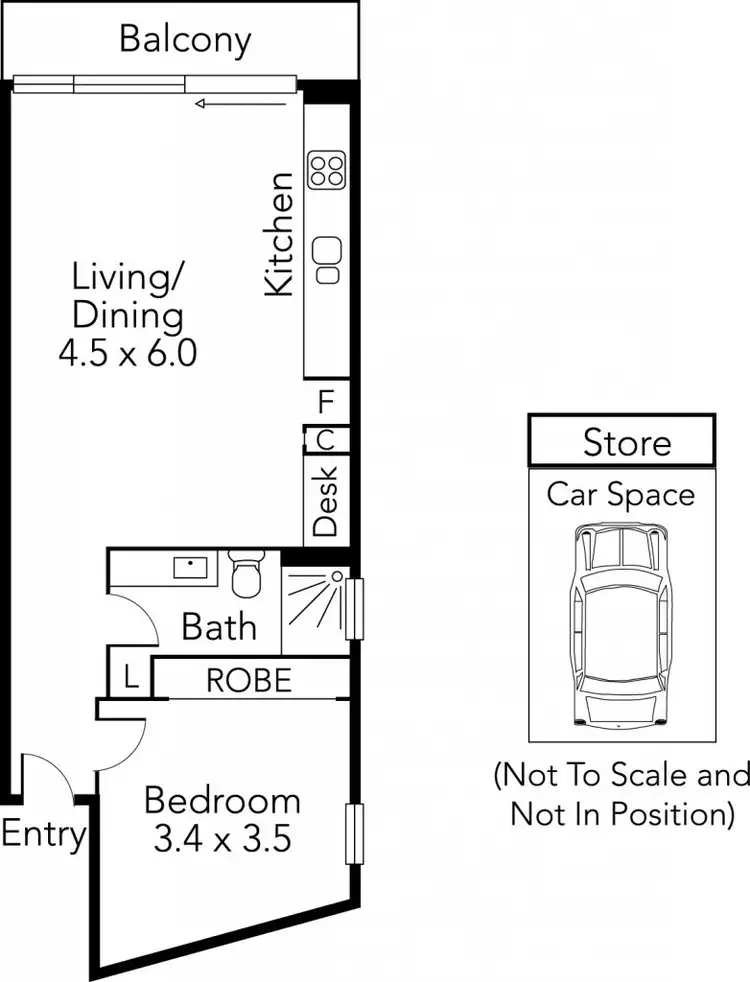 Floorplan of Homely apartment listing, 802/16 Liverpool Street, Melbourne VIC 3000