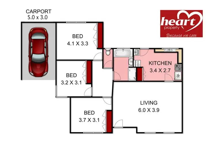 Floorplan of Homely unit listing, 5/21 Stead Street, Sale VIC 3850