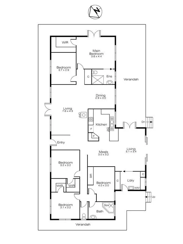 Floorplan of Homely house listing, 75 Davey Road, Springmount VIC 3364