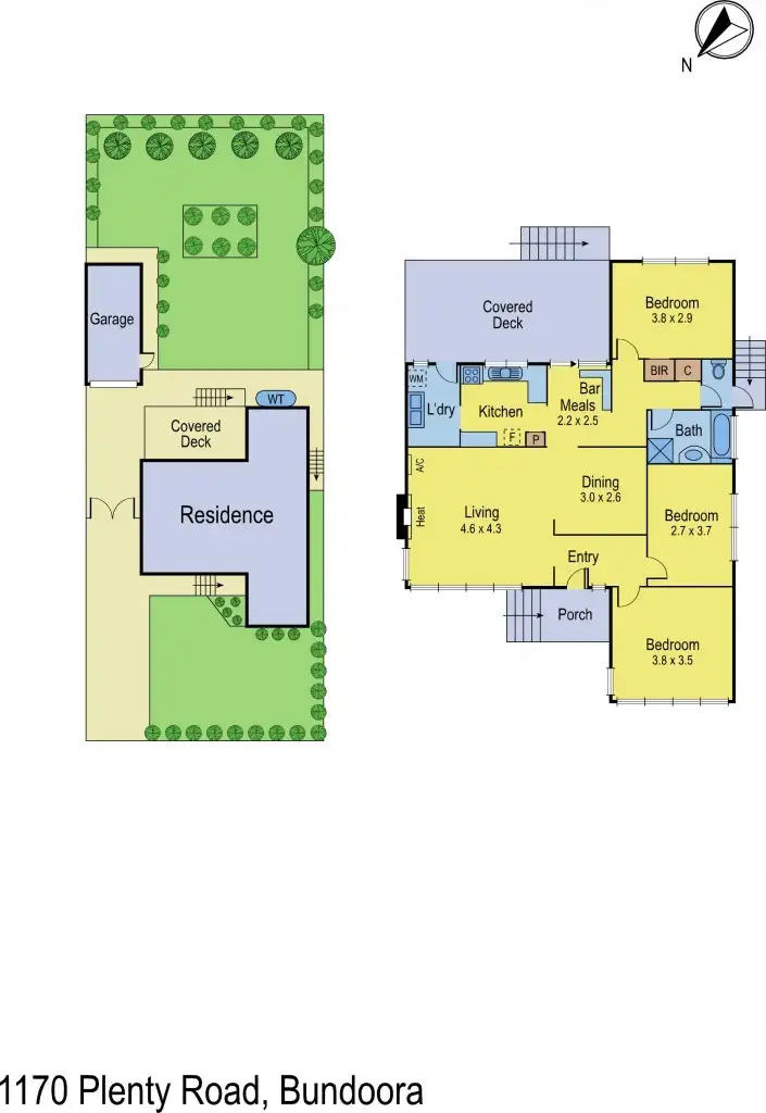 Floorplan of Homely house listing, 1170 Plenty Road, Bundoora VIC 3083