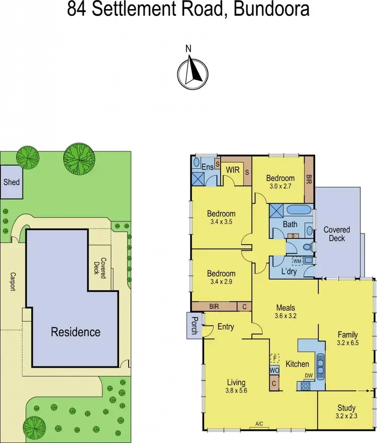 Floorplan of Homely house listing, 84 Settlement Road, Bundoora VIC 3083