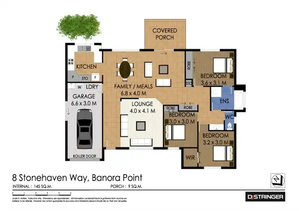 Floorplan of Homely house listing, 8 Stonehaven Way, Banora Point NSW 2486