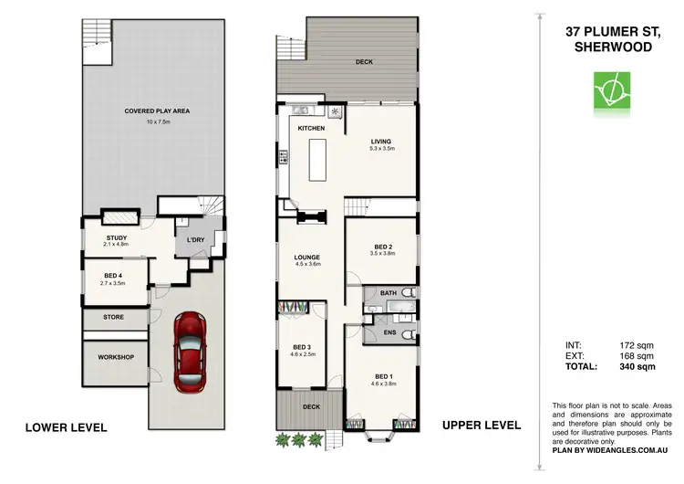 Floorplan of Homely house listing, 37 Plumer Street, Sherwood QLD 4075