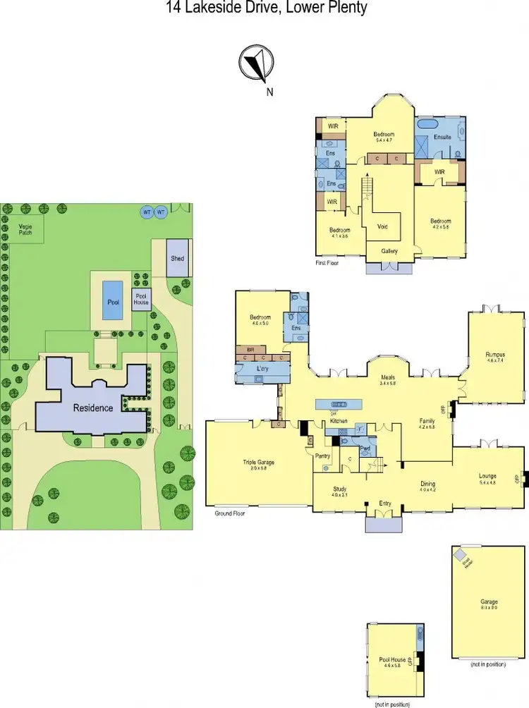 Floorplan of Homely house listing, 14 Lakeside Drive, Lower Plenty VIC 3093