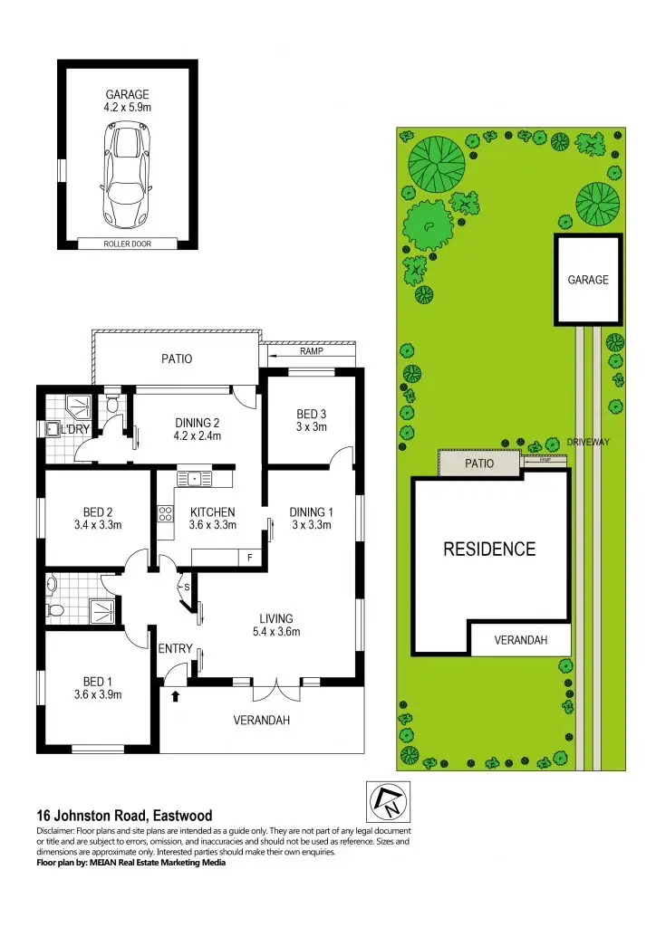 Floorplan of Homely house listing, 16 Johnston Road, Eastwood NSW 2122