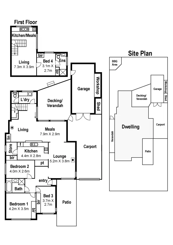 Floorplan of Homely house listing, 12 Clifton Grove, Lalor VIC 3075