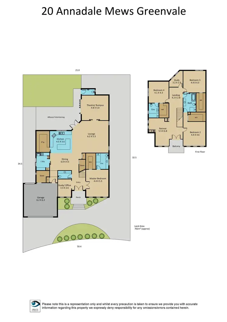 Floorplan of Homely house listing, 20 Annadale Mews, Greenvale VIC 3059