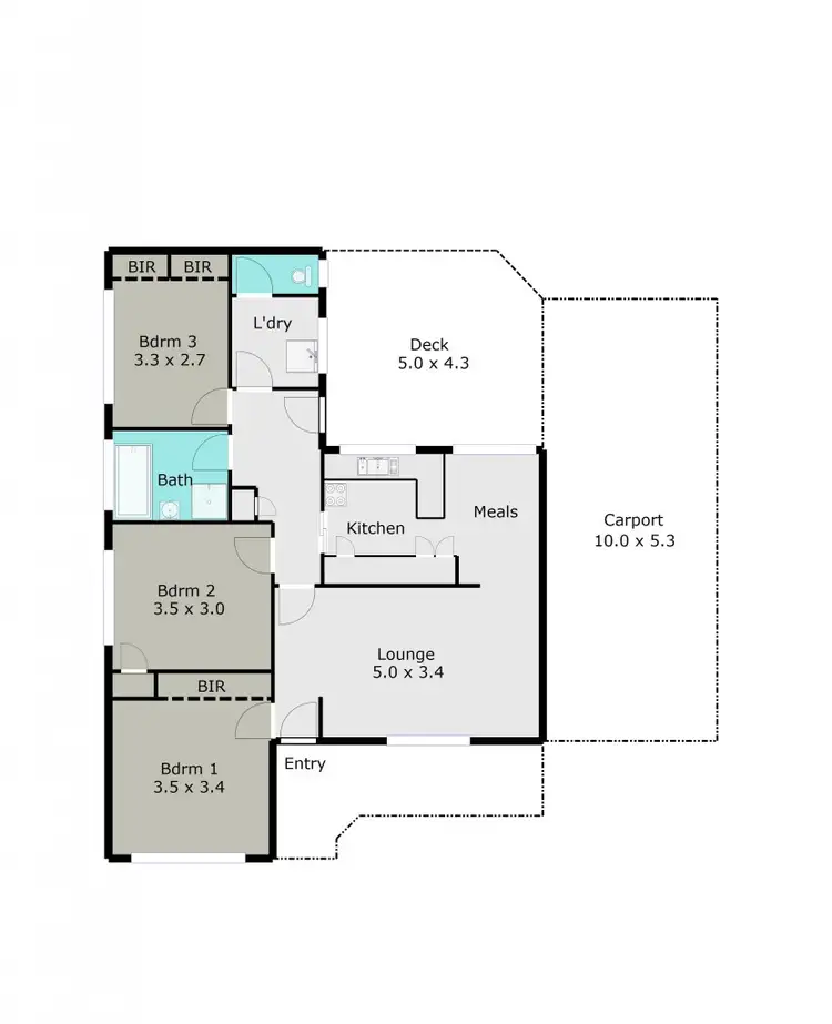 Floorplan of Homely house listing, 24 McNulty Drive, Wendouree VIC 3355