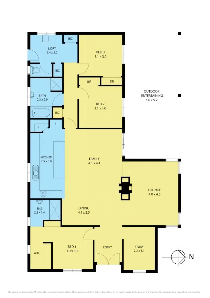 Floorplan of Homely house listing, 1305 Blackgate Road, Freshwater Creek VIC 3216