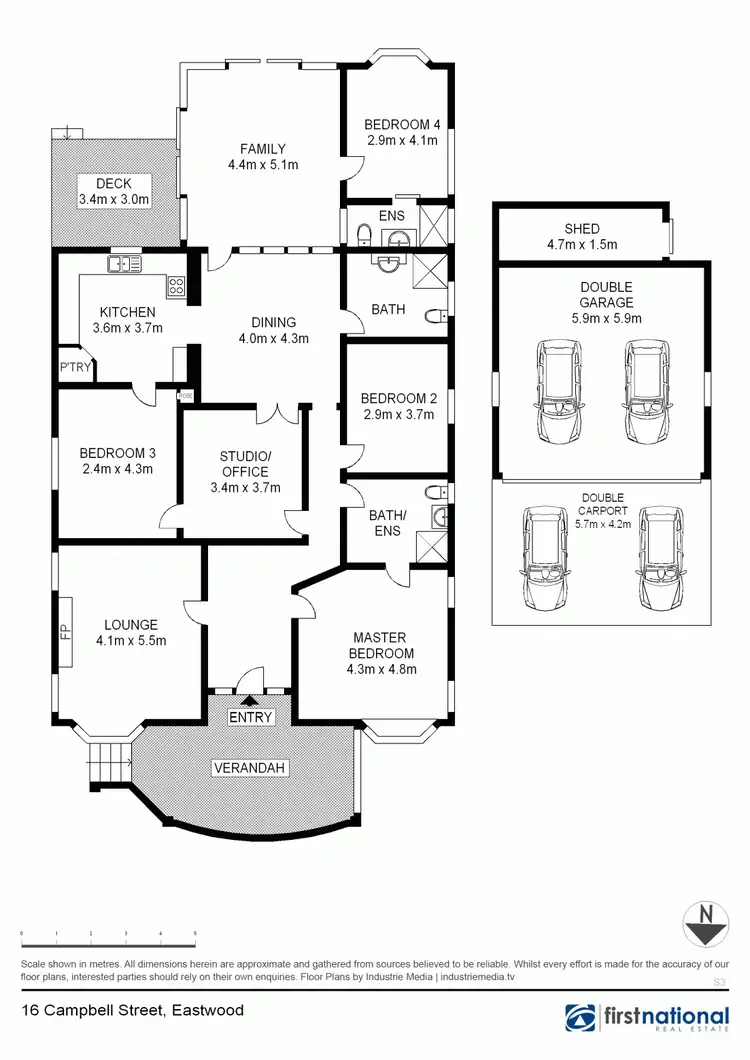 Floorplan of Homely house listing, 16 Campbell Street, Eastwood NSW 2122
