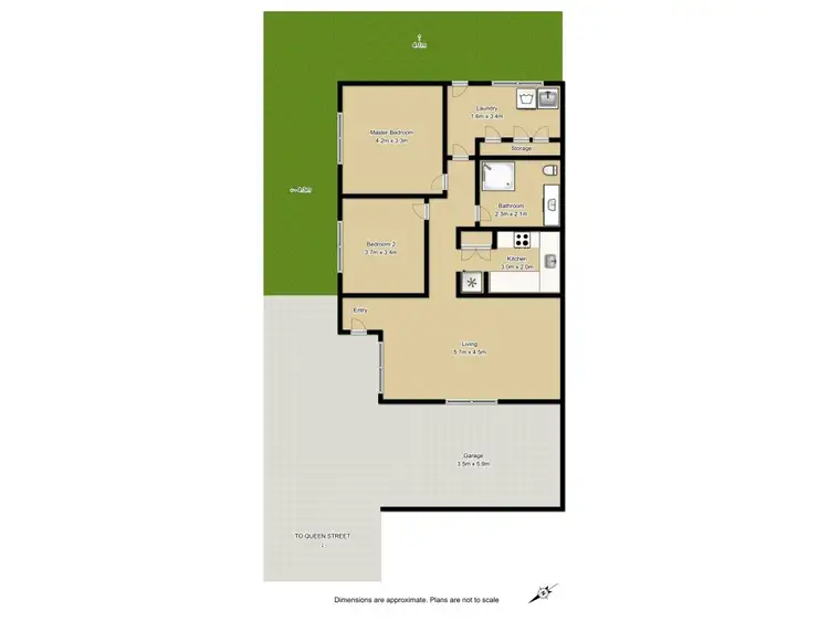 Floorplan of Homely unit listing, 4/88 Queen Street, Grafton NSW 2460