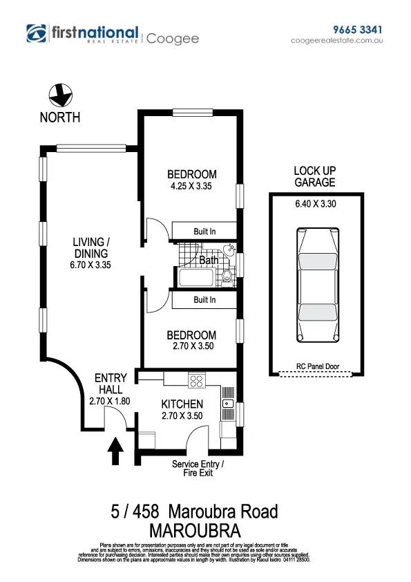Floorplan of Homely unit listing, 5/458 Maroubra Road, Maroubra NSW 2035