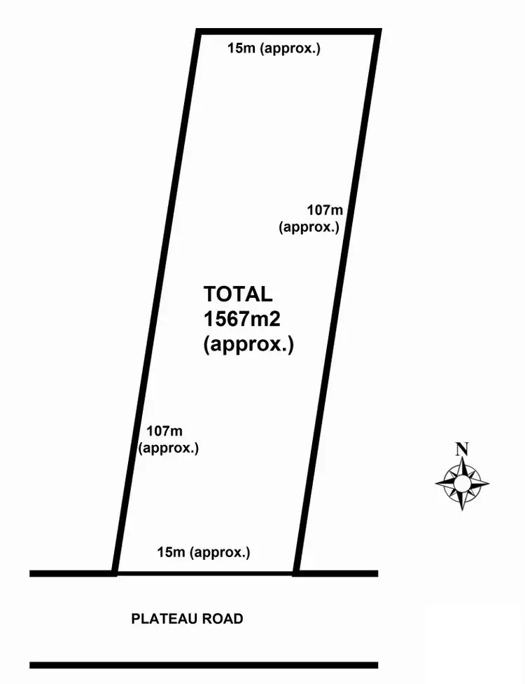 Floorplan of Homely land listing, 44 Plateau Road, Springwood NSW 2777
