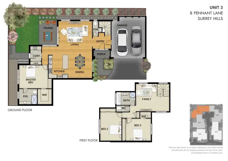 Floorplan of Homely house listing, 3/8 Pennant Lane, Surrey Hills VIC 3127