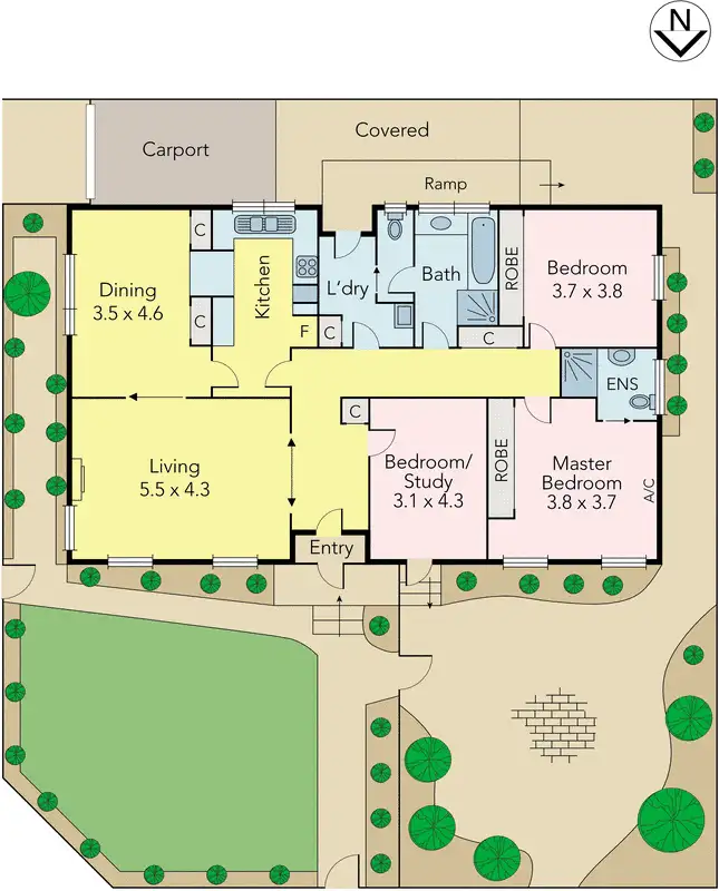 Floorplan of Homely house listing, 1336 High Street, Malvern VIC 3144