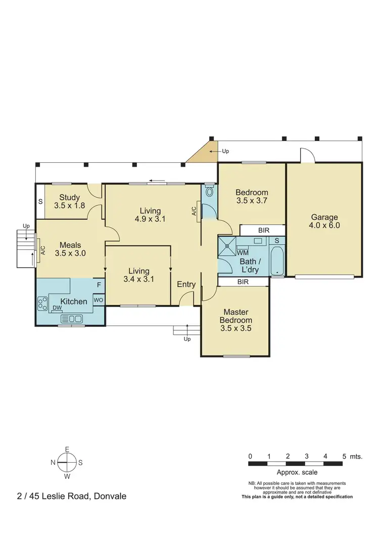 Floorplan of Homely unit listing, 2/45 Leslie Street, Donvale VIC 3111