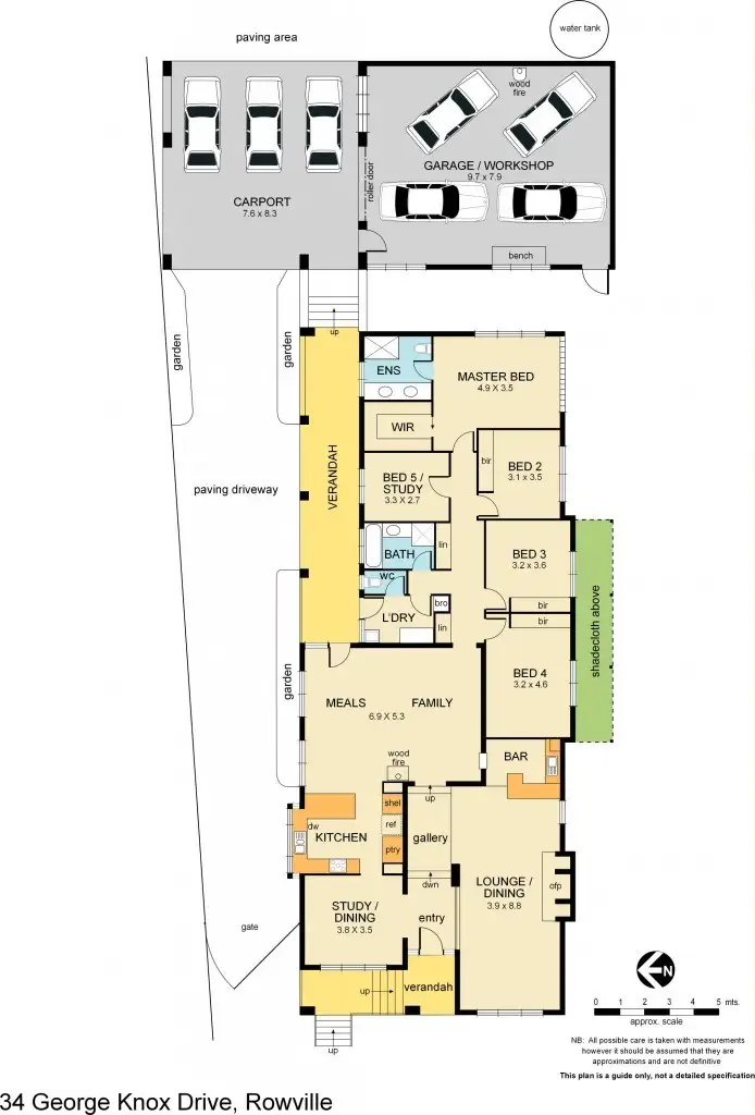 Floorplan of Homely house listing, 34 George Knox Drive, Rowville VIC 3178