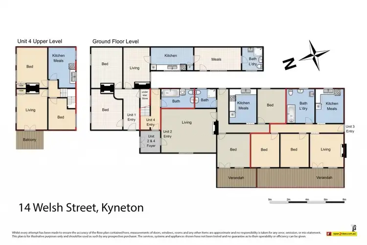 Floorplan of Homely block of units listing, 14 Welsh Street, Kyneton VIC 3444