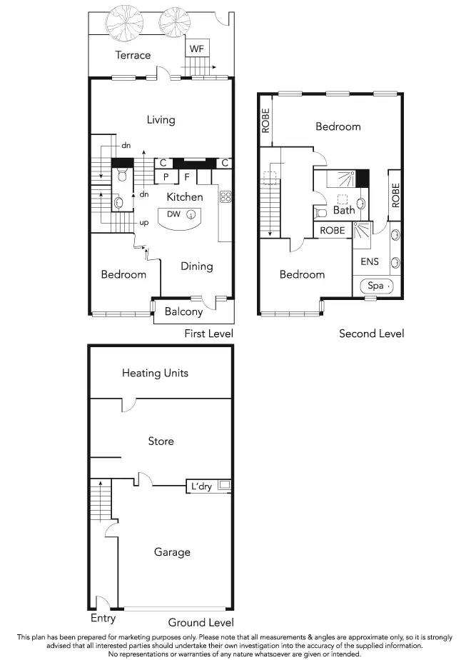 Floorplan of Homely house listing, 110 Esplanade West, Port Melbourne VIC 3207