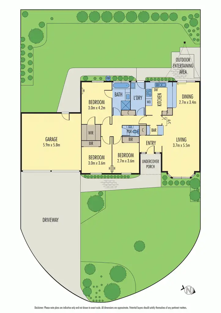 Floorplan of Homely unit listing, 28 Tudor Court, Edithvale VIC 3196