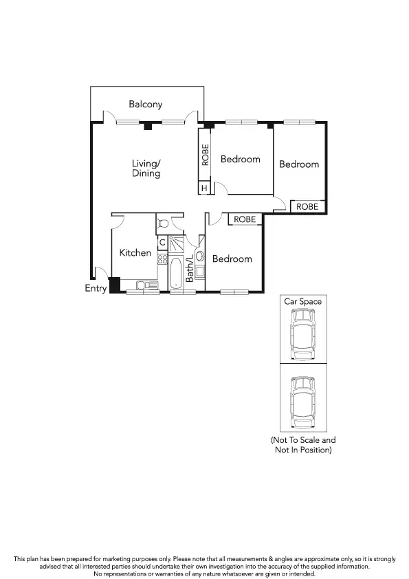 Floorplan of Homely apartment listing, 18/41 Chapel Street, St Kilda VIC 3182
