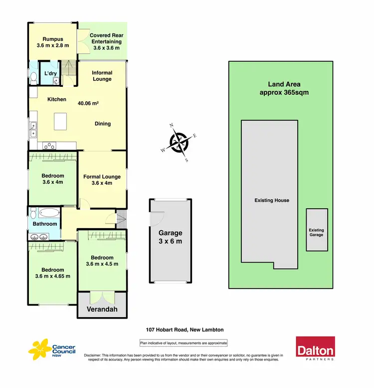 Floorplan of Homely house listing, 107 Hobart Road, New Lambton NSW 2305