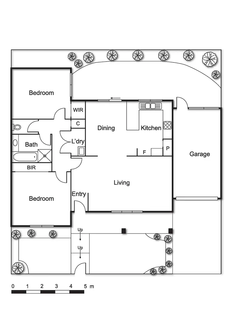 Floorplan of Homely villa listing, 2/43 Ulupna Road, Ormond VIC 3204