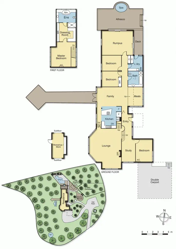 Floorplan of Homely house listing, 17 Danita Drive, Warrandyte VIC 3113