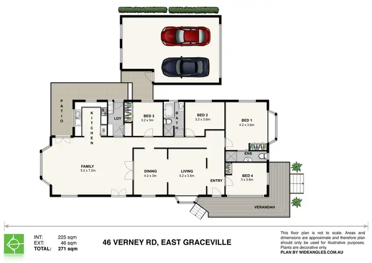 Floorplan of Homely house listing, 46 Verney Road West, Graceville QLD 4075