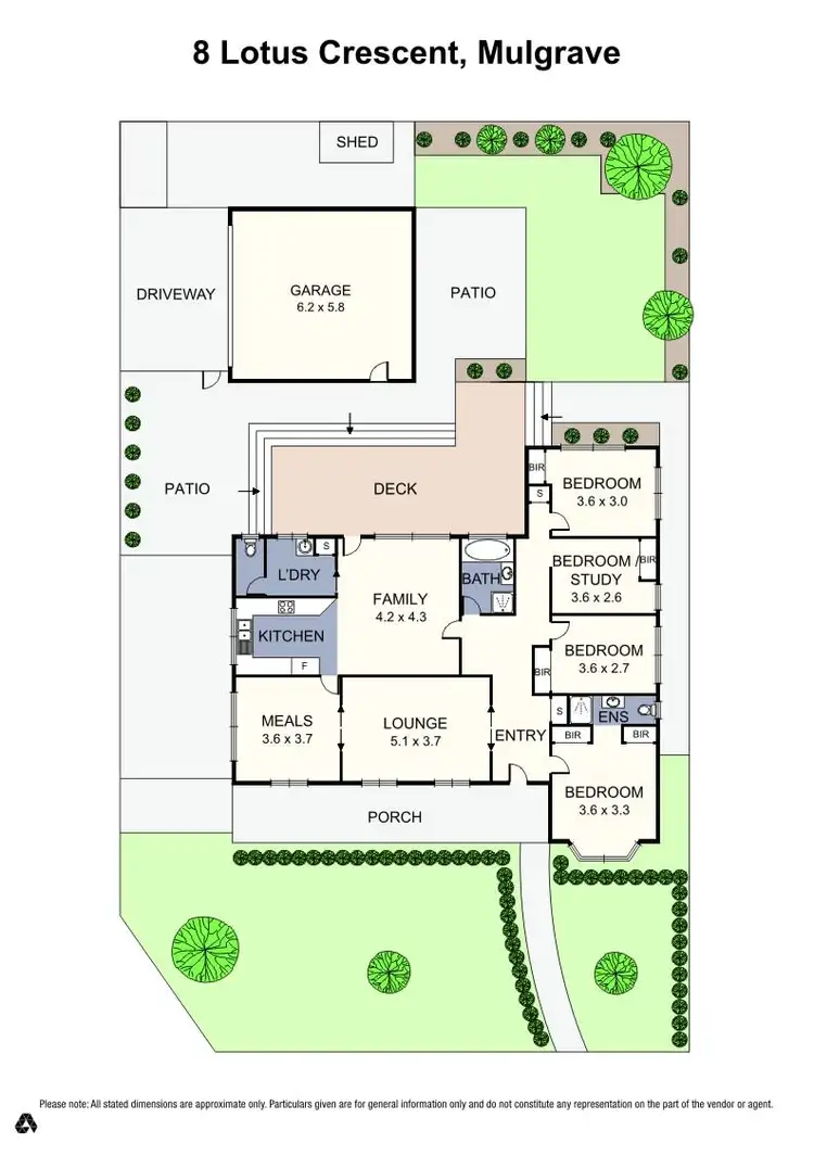 Floorplan of Homely house listing, 8 Lotus Crescent, Mulgrave VIC 3170