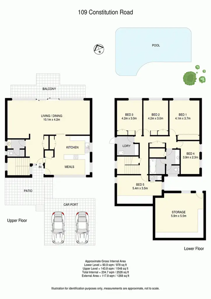Floorplan of Homely house listing, 109 Constitution Road, Windsor QLD 4030