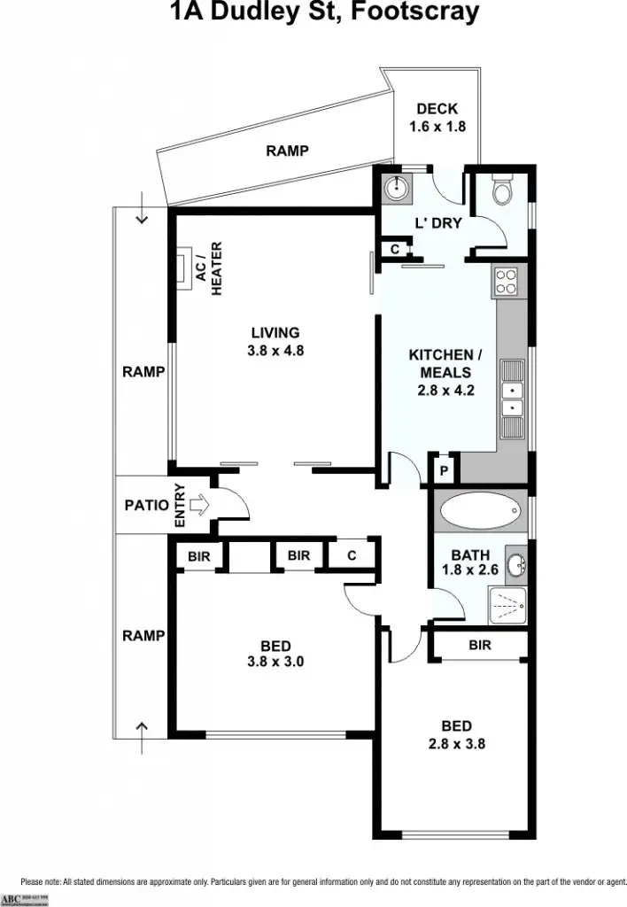 Floorplan of Homely house listing, 1A Dudley Street, Footscray VIC 3011
