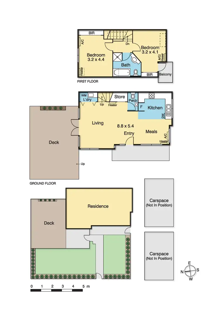 Floorplan of Homely townhouse listing, 78A Victoria Road, Northcote VIC 3070