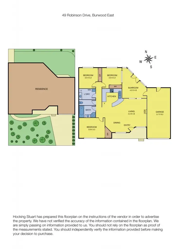 Floorplan of Homely house listing, 49 Robinson Drive, Burwood East VIC 3151