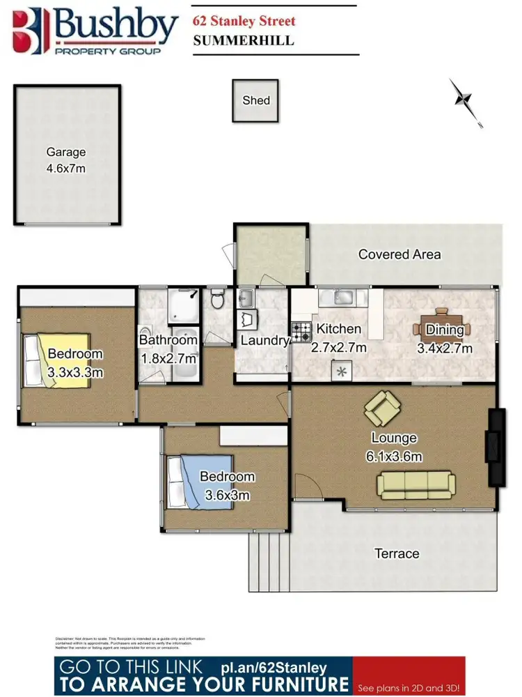 Floorplan of Homely house listing, 62 Stanley Street, Summerhill TAS 7250