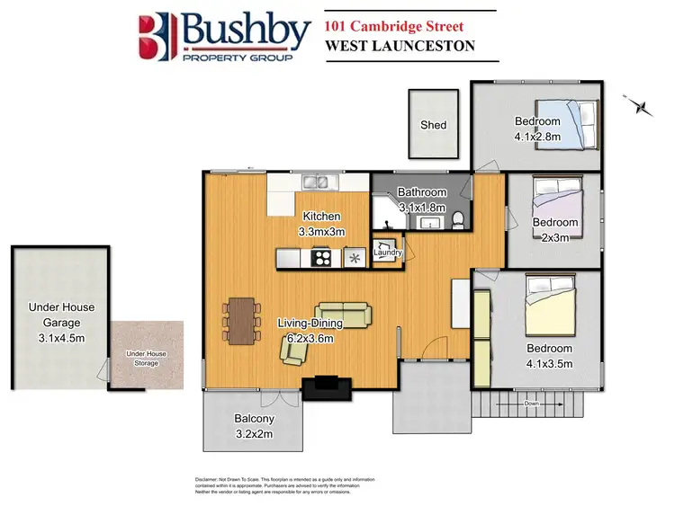 Floorplan of Homely house listing, 101 Cambridge Street, West Launceston TAS 7250