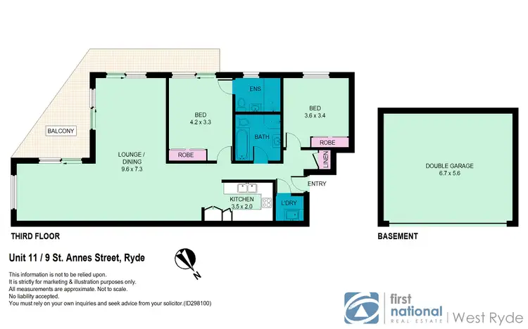 Floorplan of Homely apartment listing, 11/9-11 St Annes Street, Ryde NSW 2112