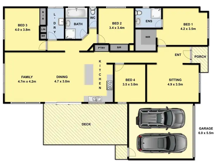 Floorplan of Homely house listing, 35 Casuarina Avenue, Torquay VIC 3228