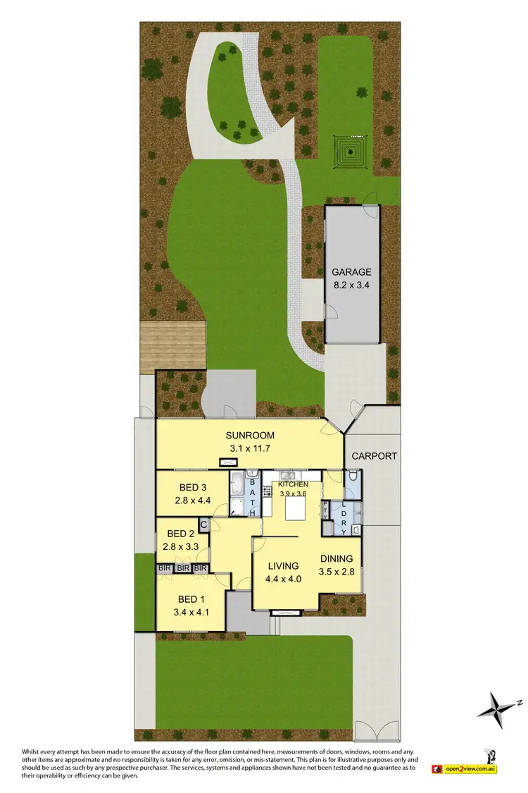 Floorplan of Homely house listing, 95 Grieve Parade, Altona VIC 3018